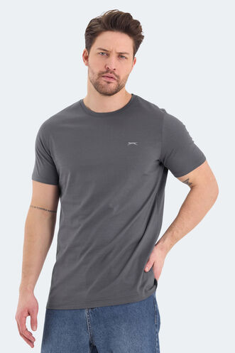Slazenger ROSALVA Men's Short Sleeve T-Shirt Dark Grey - Thumbnail