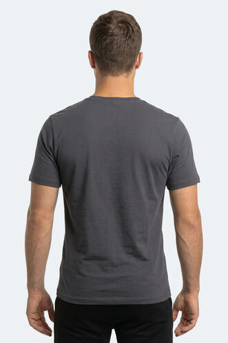 Slazenger ROSALVA Men's Short Sleeve T-Shirt Dark Grey - Thumbnail