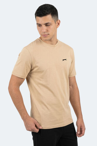 Slazenger ROSALVA Men's Short Sleeve T-Shirt Beige - Thumbnail