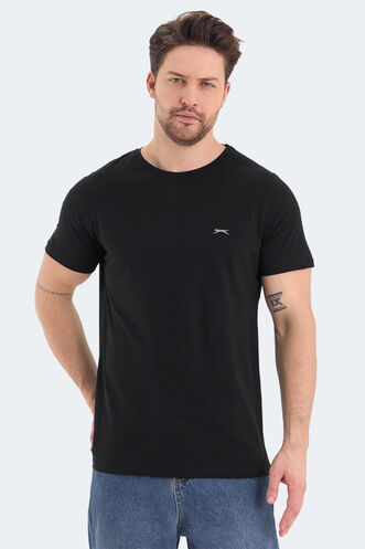 Slazenger - Slazenger ROSALVA Men's Short Sleeve T-Shirt Black