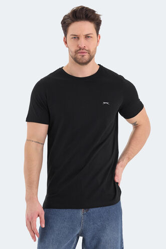 Slazenger ROSALVA Men's Short Sleeve T-Shirt Black - Thumbnail