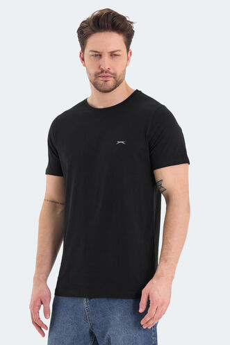 Slazenger ROSALVA Men's Short Sleeve T-Shirt Black - Thumbnail