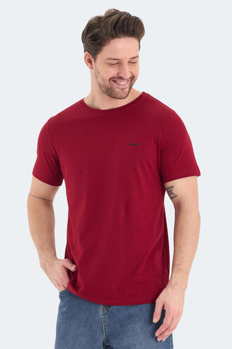 Slazenger ROSALVA Men's T-Shirt Burgundy - Thumbnail