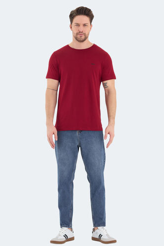 Slazenger ROSALVA Men's T-Shirt Burgundy - Thumbnail