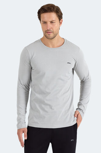 Slazenger ROVER Erkek Gri Sweatshırt - Thumbnail