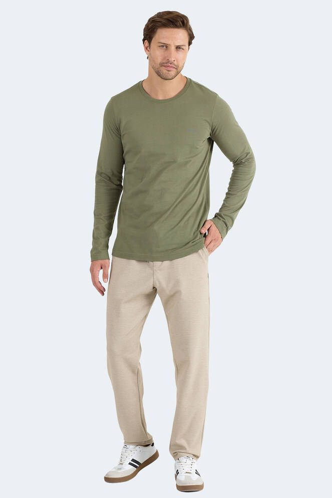 Slazenger ROVER Erkek Haki Sweatshırt