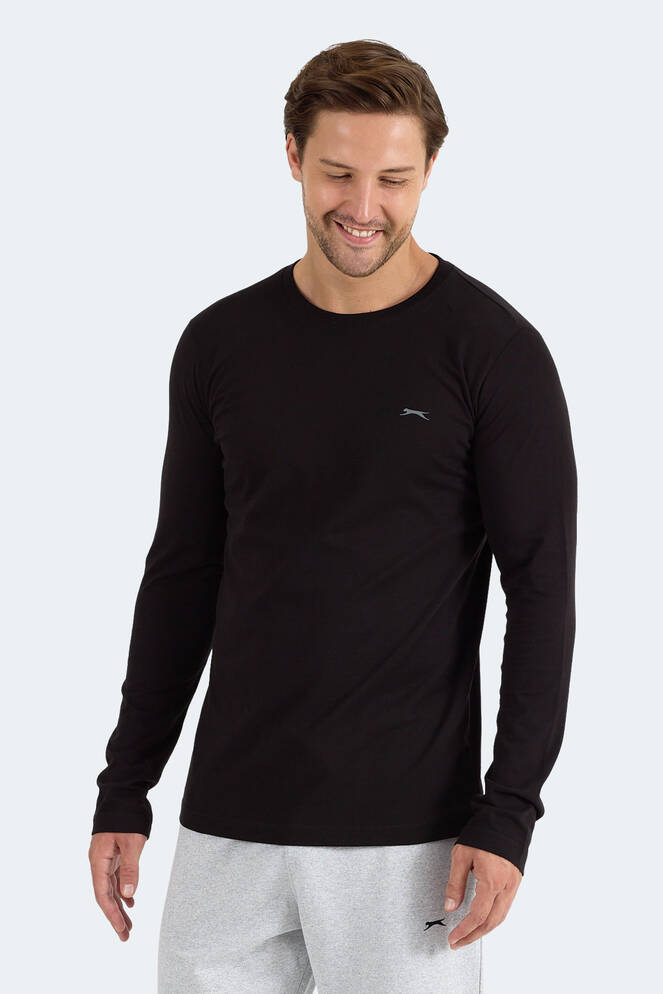 Slazenger ROVER Erkek Siyah Sweatshırt