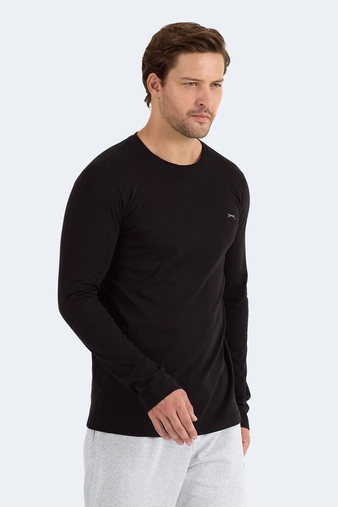 Slazenger ROVER Erkek Siyah Sweatshırt