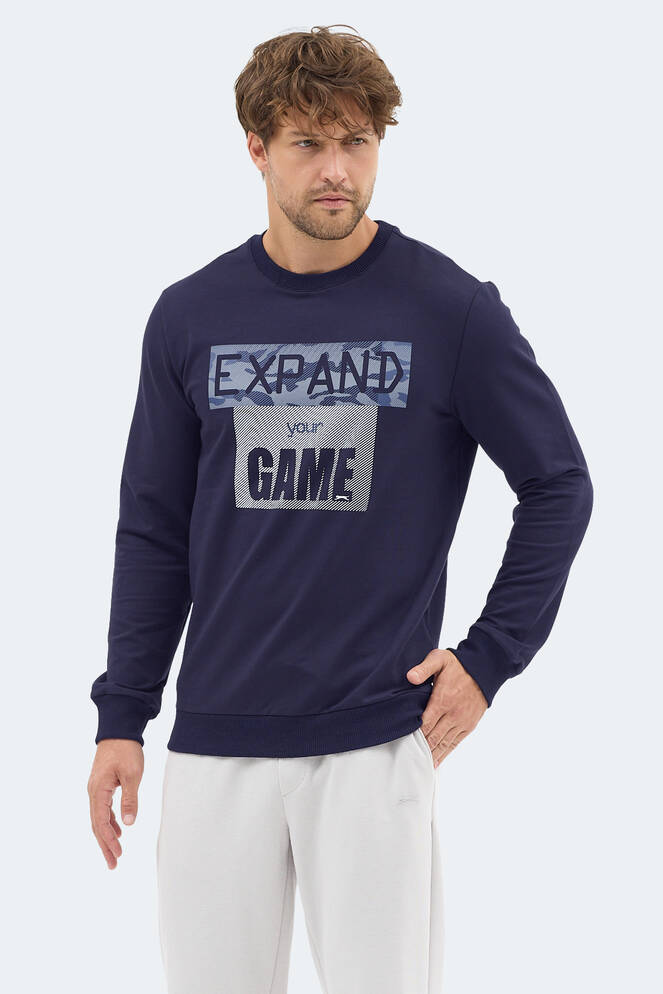 Slazenger RUBIO Erkek Lacivert Sweatshırt