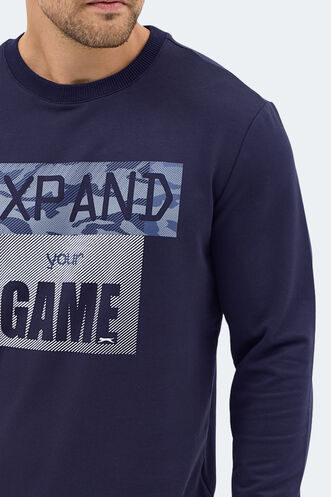 Slazenger RUBIO Erkek Lacivert Sweatshırt - Thumbnail