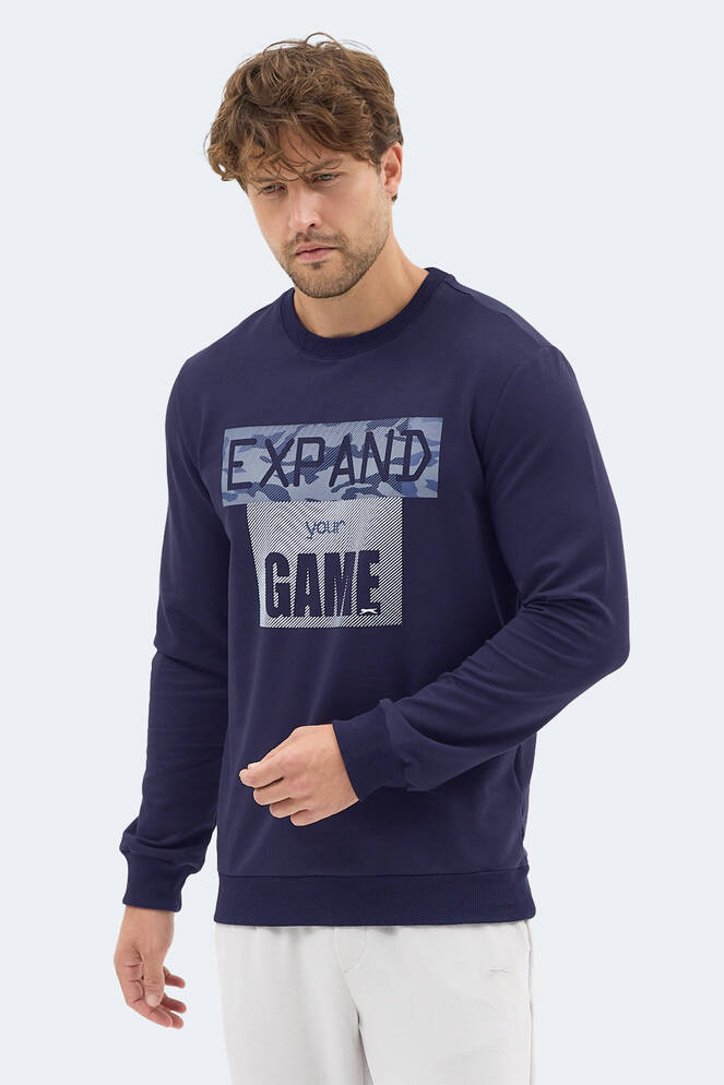 Slazenger RUBIO Erkek Lacivert Sweatshırt