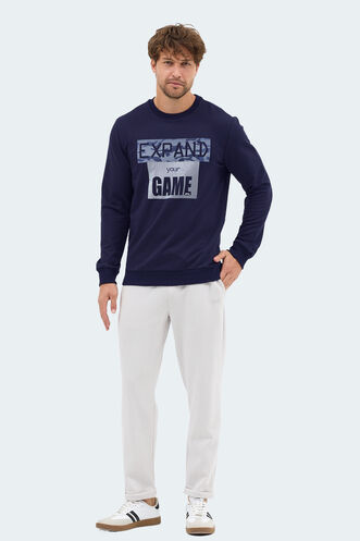 Slazenger RUBIO Erkek Lacivert Sweatshırt - Thumbnail