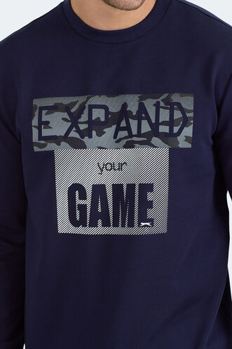 Slazenger RUBIO Erkek Lacivert Sweatshırt - Thumbnail