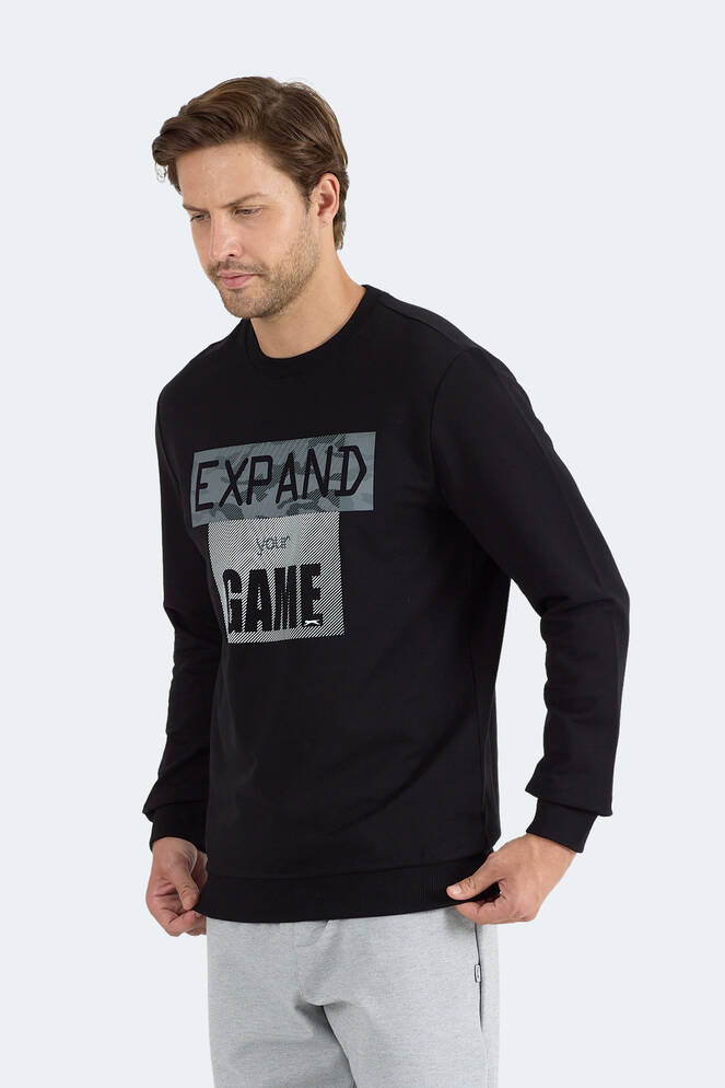 Slazenger RUBIO Erkek Siyah Sweatshırt