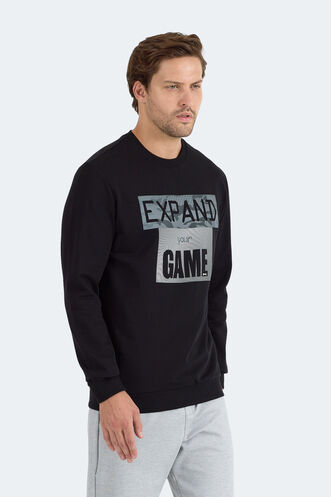 Slazenger RUBIO Erkek Siyah Sweatshırt - Thumbnail