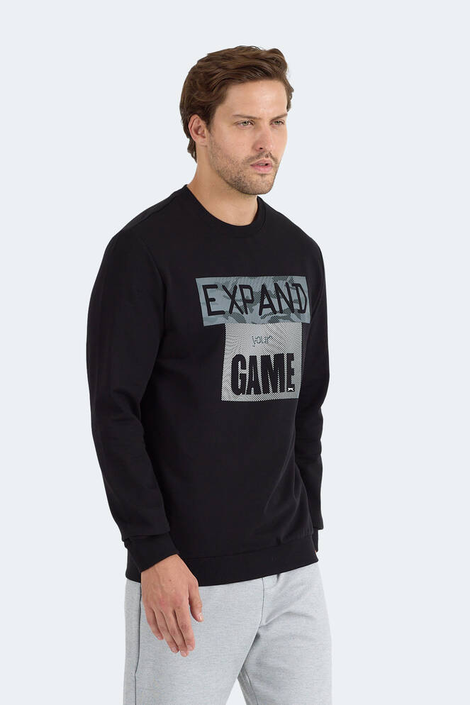 Slazenger RUBIO Erkek Siyah Sweatshırt