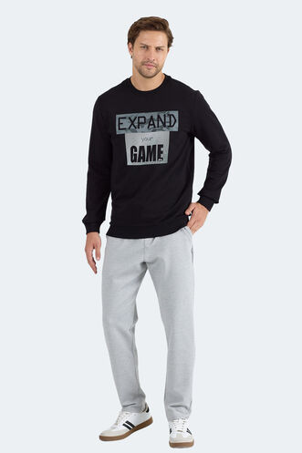 Slazenger RUBIO Erkek Siyah Sweatshırt - Thumbnail