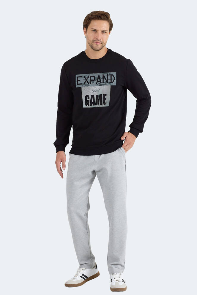 Slazenger RUBIO Erkek Siyah Sweatshırt