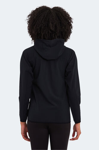 Slazenger RUPERTA Kadın Yağmurluk Siyah - Thumbnail