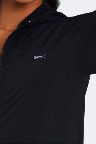 Slazenger RUPERTA Kadın Yağmurluk Siyah - Thumbnail