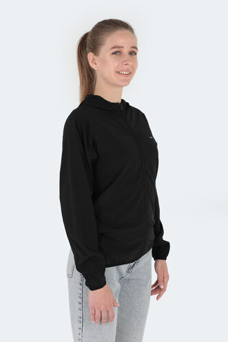 Slazenger RUPERTA Women's Raincoat Black - Thumbnail