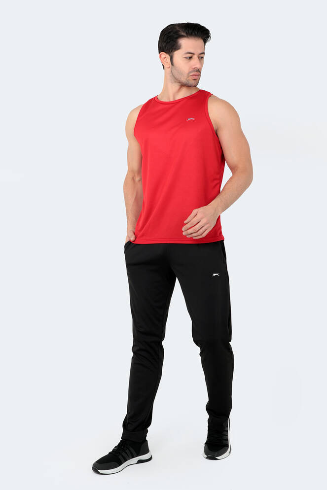 Slazenger RUTA Erkek Kolsuz T-Shirt Kırmızı