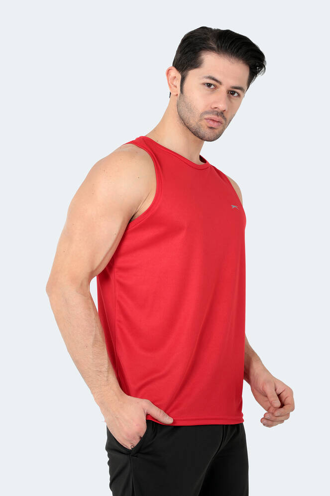 Slazenger RUTA Erkek Kolsuz T-Shirt Kırmızı