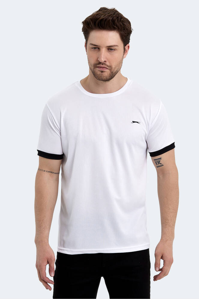 Slazenger RUUT Erkek Kısa Kollu T-Shirt Beyaz