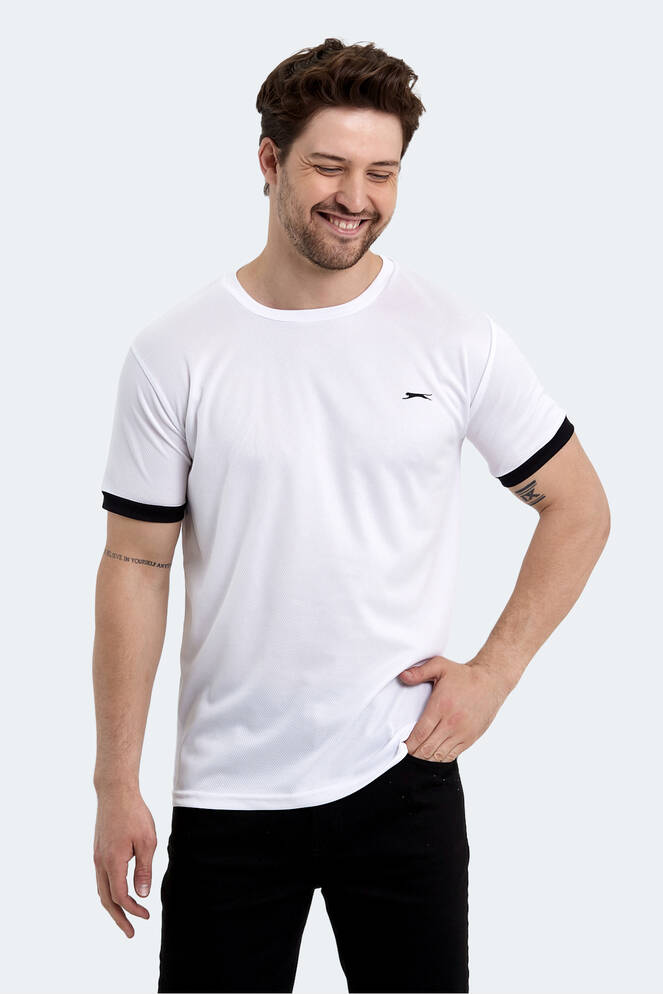 Slazenger RUUT Erkek Kısa Kollu T-Shirt Beyaz