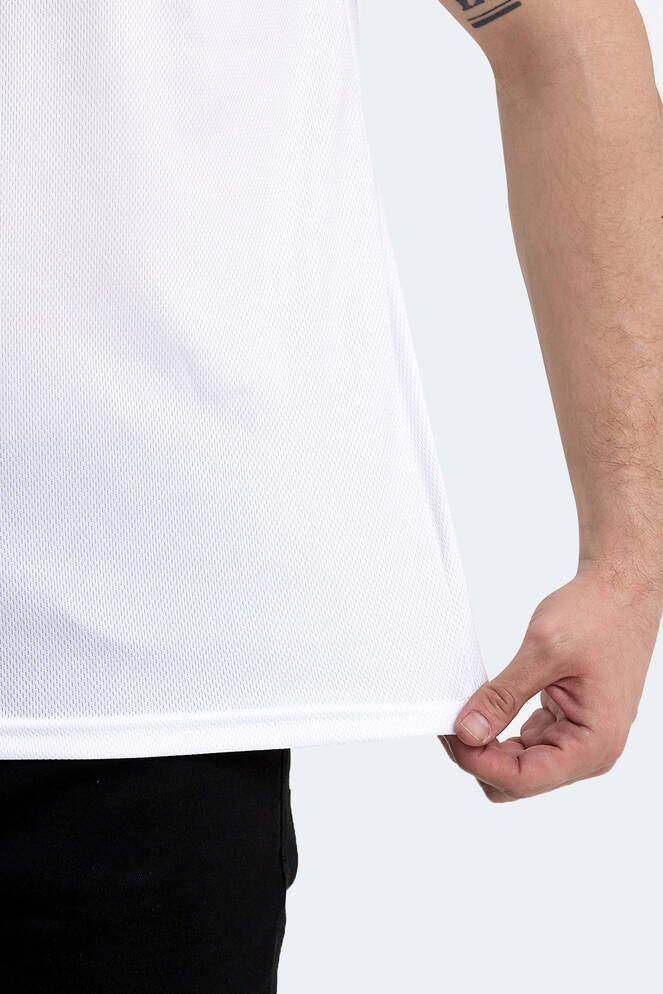 Slazenger RUUT Erkek Kısa Kollu T-Shirt Beyaz