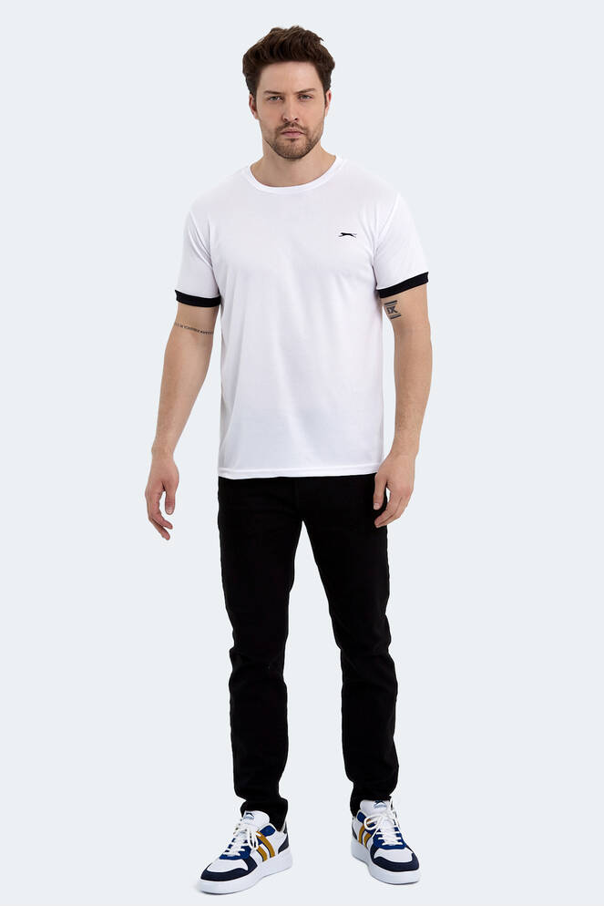Slazenger RUUT Erkek Kısa Kollu T-Shirt Beyaz