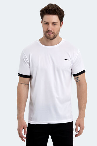 Slazenger - Slazenger RUUT Erkek Kısa Kollu T-Shirt Beyaz