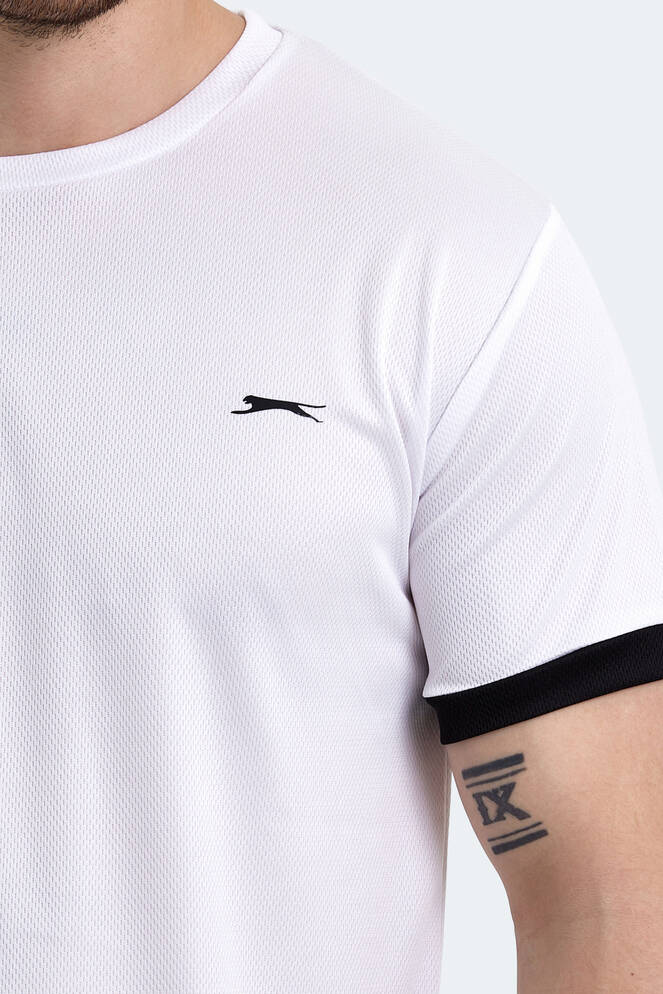 Slazenger RUUT Erkek Kısa Kollu T-Shirt Beyaz