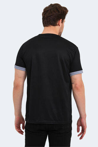Slazenger RUUT Erkek Kısa Kollu T-Shirt Siyah - Thumbnail