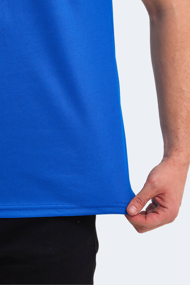 Slazenger RUUT Erkek Kısa Kollu T-Shirt Saks Mavi