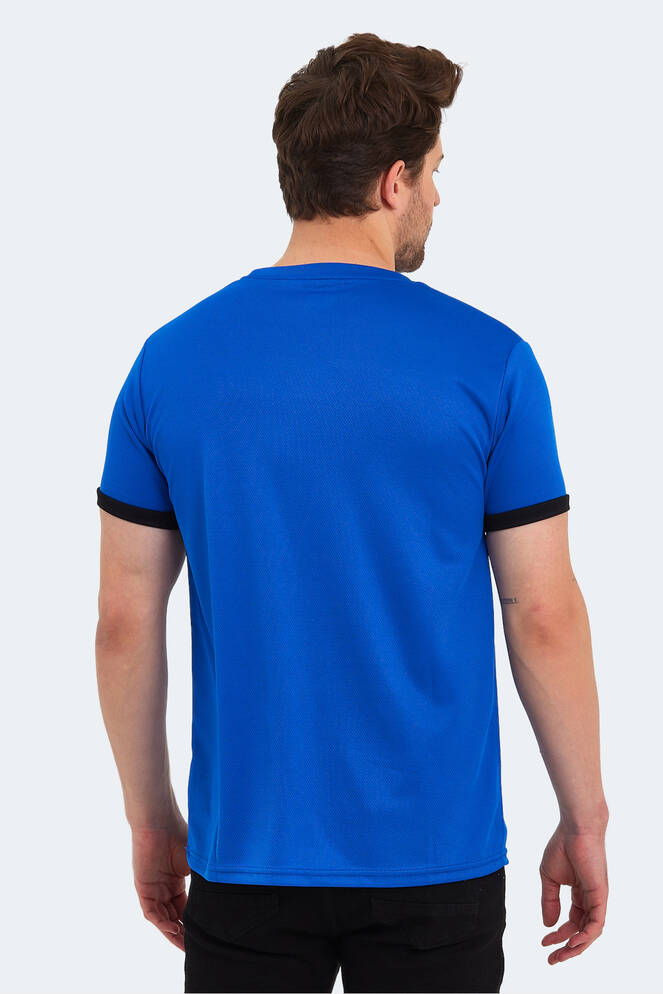 Slazenger RUUT Erkek Kısa Kollu T-Shirt Saks Mavi
