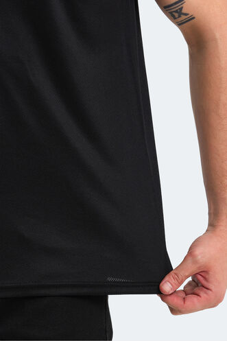 Slazenger RUUT Men's Short Sleeve T-Shirt Black - Thumbnail