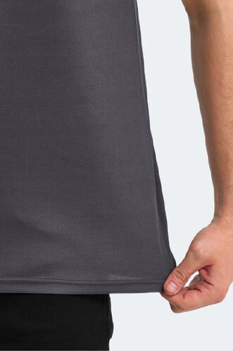 Slazenger RUUT Men's Short Sleeve T-Shirt Dark Grey - Thumbnail