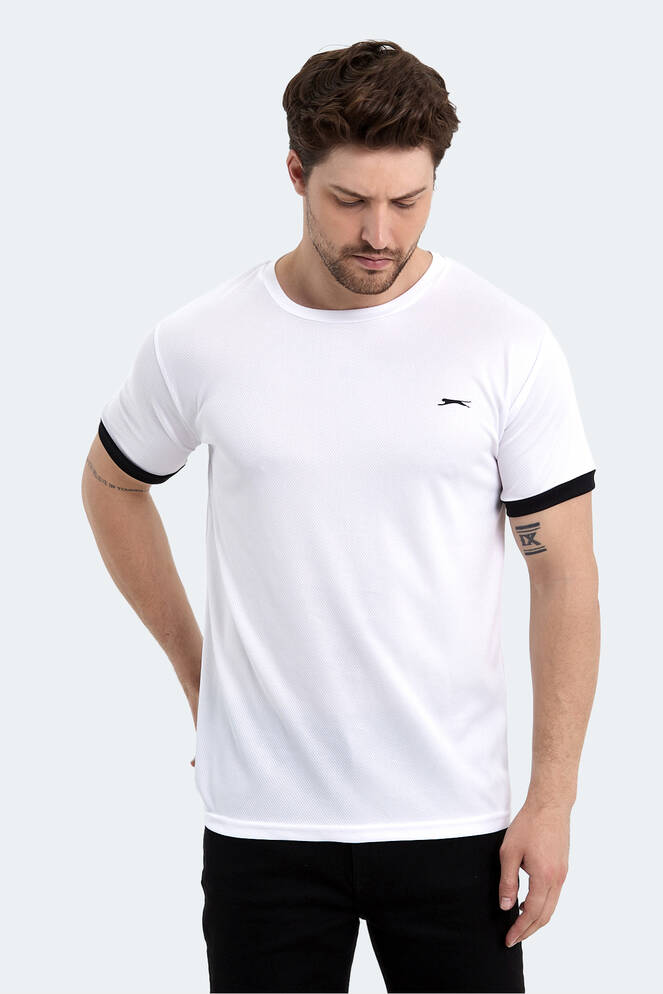 Slazenger RUUT Men's Short Sleeve T-Shirt White