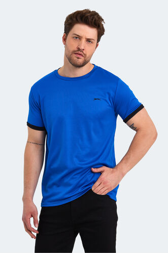 Slazenger ROOT Men's Short Sleeve T-Shirt Sax Blue - Thumbnail