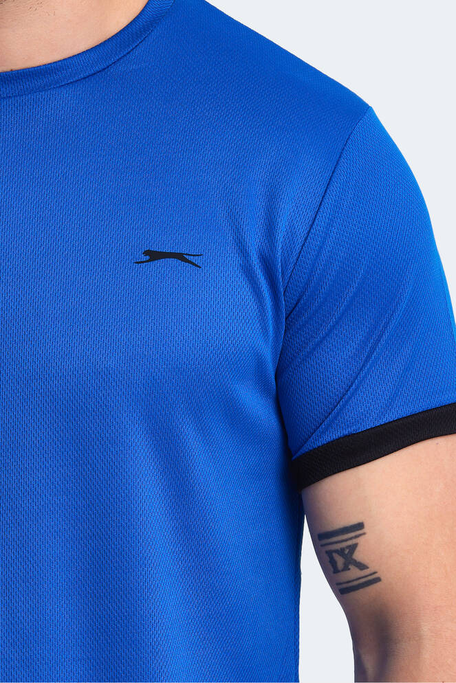 Slazenger ROOT Men's Short Sleeve T-Shirt Sax Blue