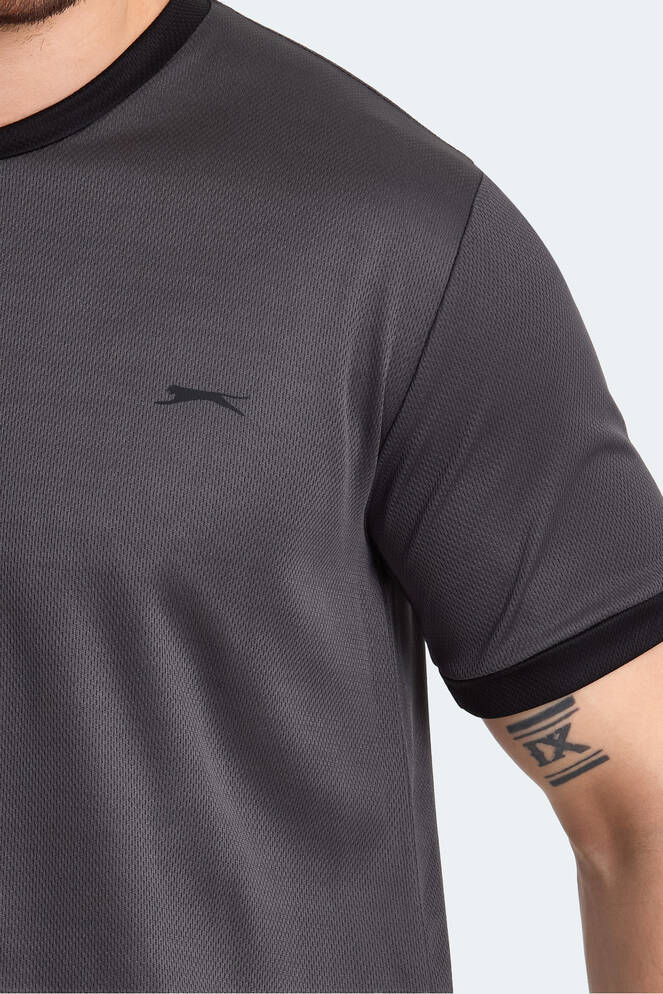Slazenger RUWA Erkek Kısa Kollu T-Shirt Koyu Gri