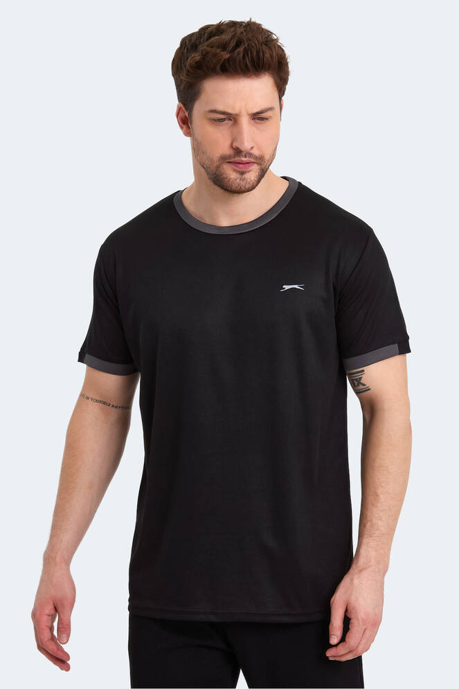 Slazenger RUWA Erkek Kısa Kollu T-Shirt Siyah