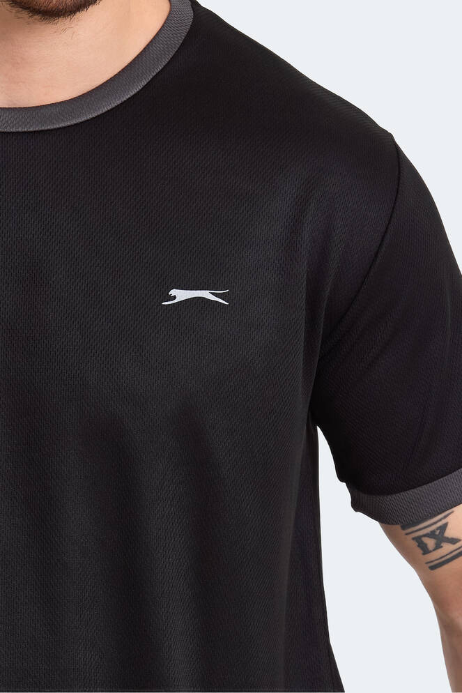 Slazenger RUWA Erkek Kısa Kollu T-Shirt Siyah