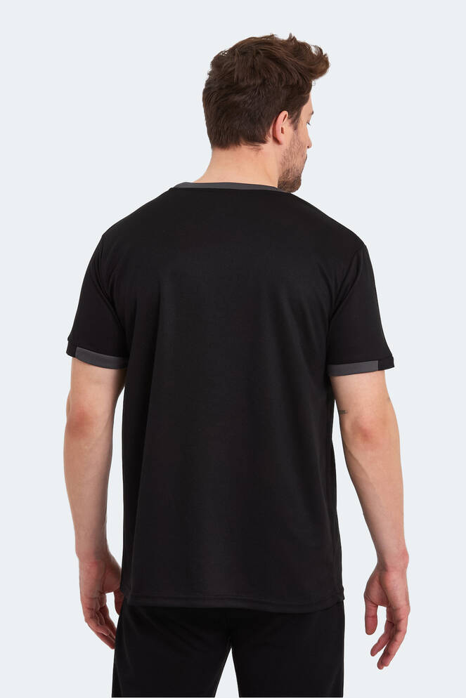 Slazenger RUWA Erkek Kısa Kollu T-Shirt Siyah