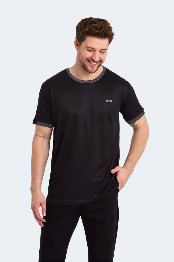 Slazenger RUWA Men's Short Sleeve T-Shirt Black