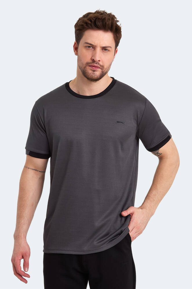 Slazenger RUWA Men's Short Sleeve T-Shirt Dark Grey