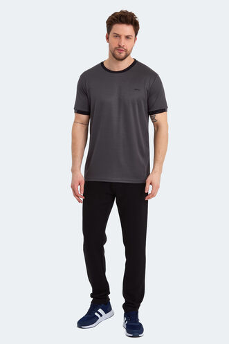 Slazenger RUWA Men's Short Sleeve T-Shirt Dark Grey - Thumbnail