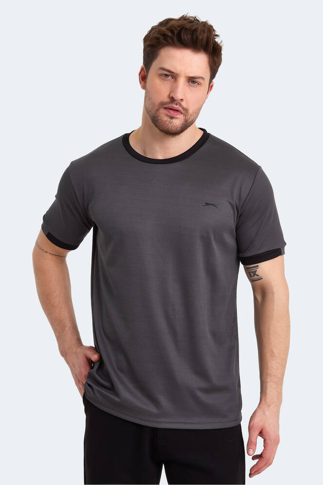 Slazenger RUWA Men's Short Sleeve T-Shirt Dark Grey