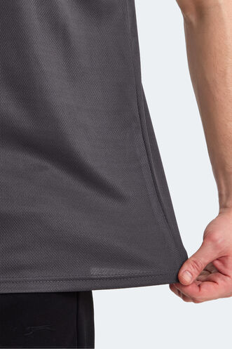 Slazenger RUWA Men's Short Sleeve T-Shirt Dark Grey - Thumbnail